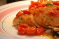 Pan Roasted Salmon With Tomato Vinaigrette