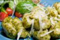 Pasta Salad With Basil, Spinach And Tomatoes