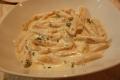 Pasta With Cream And Gorgonzola Cheese