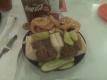 Pickled fish and Onion Rings