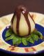 Raspberry Poached Pears With Chocolate Raspberry Sauce