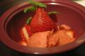 Rhubarb Strawberry Sorbet