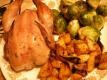 Roast Cornish Hen With Mango Sauce