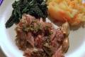 How To Make Stuffed Roast Of Lamb With Mint Sauce