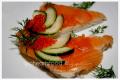 Salmon Cucumber Sandwich