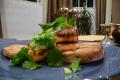 Poached Salmon Steaks With Cucumber Sauce