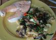 Salmon Pasta with Parsley Sauce