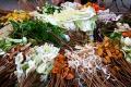 Lemony Skewered Fish & Vegetables