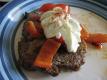 Spanish Steak With Mashed Potatoes