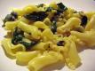 Pasta In Spinach Soya Sauce