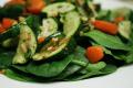 Marinated Vegetable Spinach Salad