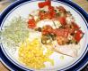 Artichoke Stuffed Red Snapper