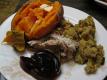 Pork With Stuffed Yams