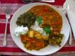 Tomato, Potato And Onion Raita