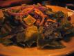 Warm Spicy Chicken Green Salad