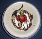 Whipped Pudding with Strawberries
