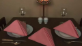 Tips To Fold Napkins Into Pyramid Shapes