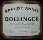 Bollinger Grande Annee Brut Champagne 1996