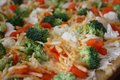 Cream Cheese and Vegetables Pizza
