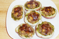 Indian Potato Skins With Chickpeas Topping