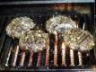 Infrared Grilled Bacon Cheddar & Blue Cheese Burgers