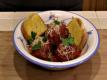 SmokingPit.com - Italian Meatballs in an Authentic San Mazano Tomato Sauce - Yoder YS640