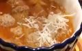 Italian-Style French Onion Soup With Tiny Meatballs