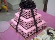 How To Make Pink Three Tier Cake Part 3  - Finalization
