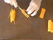 Cutting Fine Vegetable Julienne 