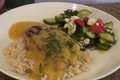 Kalbi Chicken with Mango Sauce 