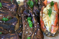 SmokingPit.com - Kalbi Korean Beef Short Ribs and Lobster on the Scottsdale Santa Maria Style Cooker