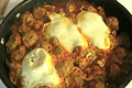Moroccan Tajine of Kefta with Eggs