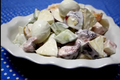 Korean Fruit  Quail Egg and Crab Salad