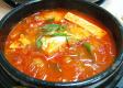 Korean Simmered Chicken and Kimchi - Kimchi Jjigae