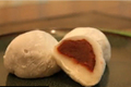 Korean Sweet Rice Cake with Red Bean Paste 