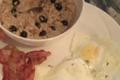 Wholesome Oats, Eggs and Bacon Breakfast