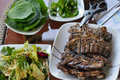LA Galbi with Ssam Jang / Korean BBQ Beef Ribs / 갈비