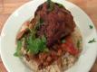 Lamb Shank with Harissa & Roasted Vegetables