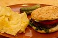 Lentil and Mushroom Veggie Burger