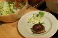 Louisiana Deviled Crab Cakes with Homemade Caesar Salad