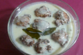 Maharashtrian Yogurt Stew With Deep Fried Flour Dumplings