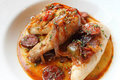 Mediterranean Braised Poussin with Polenta recipe