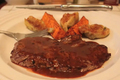 Minute Steak with Barbecue Butter Sauce