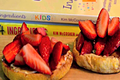 English Muffins with Strawberries