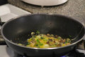 Mushroom Scallion Cream Cheese Omelette