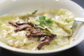 Mushroom Ravioli With Mushroom Sauce