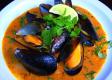 Mussels Steamed in Wine