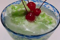 New Year Eve Lime Champagne Dessert Drink