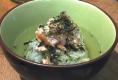 How To Make Salmon And Rice With Green Tea - Yaki Onigiri Ochazuke