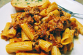 On The Road Turkey Bolognese On Rigatoni